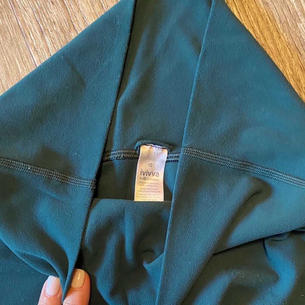 Ivivva Deep Teal Active Leggings